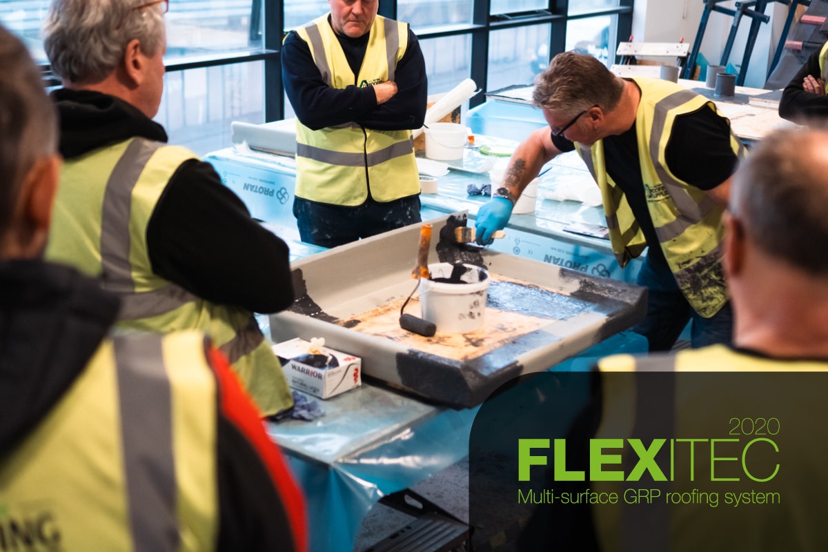 Flexitec GRP Training JJ Roofing Supplies Roofing Training Academy