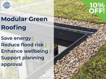 10% off green roofing throughout May